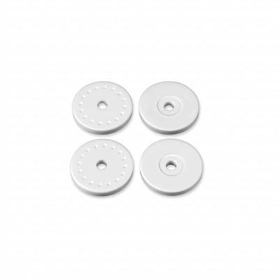 Pistons d'amortisseur Vierges (plates/plates, 15,8 mm, moulées avec précision, 16 alvéoles) TEKNO RC