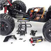 KRATON 6S 1/8e V5 4WD BLX Speed Monster Truck with Spektrum Firma RTR, Bleu ARRMA