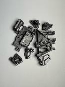 Set de pièces plastique noir Buggy FAN RC