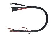 Cble de charge 2S 10AWG PK 5MM pour sortie chargeur XT90  lg:45cms RC-DISCHAGER