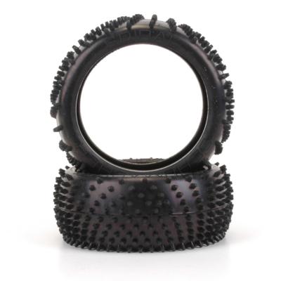 Pneus "SPIRAL" 1/8e jaune seul (2) SCHUMACHER RACING
