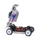 1/28 Micro-T 2S 2WD RTR Race Buggy (Battery & Charger Included), Silver LOSI