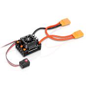 Variateur EZRUN 150A MAX8 V3 WP (carte de programmation incluse). XT-90 HOBBYWING