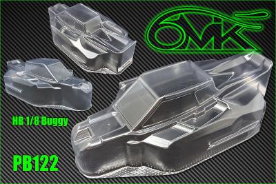 Carrosserie Lexan non-peinte RADIKAL pour HB 819/D8 6-MIK