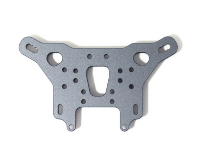 Support d'amortisseur arrière aluminium anodisé gun métal MT48 2.0 TEKNO-RC