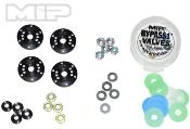 Kit pistons "Bypass1" CONIQUE 6 trous x1.3mm 16mm pour Buggy 1/8e MIP