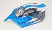 Carrosserie VSE Bleu/Blanc/Gun Métal peinte pour VSE HOBAO RACING