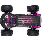 GORGON 4X2 MEGA 550 Brushed Monster Truck RTR avec batterie et chargeur, PURPLE - ARRMA