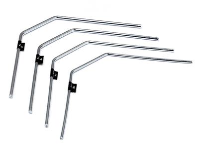 Sets de 4 barres-anti-roulis avant (2.0,2.2,2.4,2.6mm) HB RACING