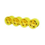 Jantes jaunes AV/AR (4) Hyper TT/TT2.0 HOBAO RACING