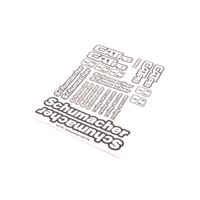 Décalques CAT PB SCHUMACHER RACING