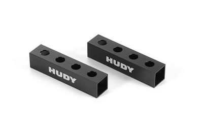 Cale pour banc de réglage 20mm LW pour 1/8 piste et 1/10 off road (2) HUDY