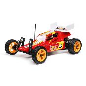 Mini JRX2 4x2 1/16e Buggy Brushed RTR Rouge LOSI