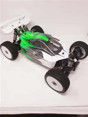 Carrosserie VSE Vert/Alu/Blanc peinte pour VSE HOBAO RACING