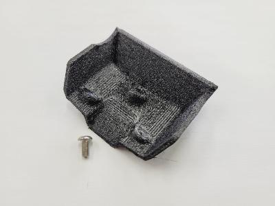 Aileron avant Semi-rigide NOIR pour MUGEN MBX8R OPTIMA