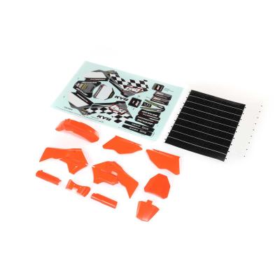 Kit stickers et pièces plastique ORANGE - PROMOTO MX LOSI