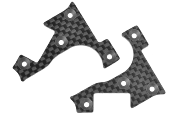Renfort de triangles arrières (G+D) carbone 2mm SBX-825 CORALLY