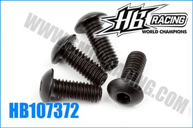 Vis de réglage de droop 4 x 10mm (4) HB RACING