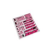Stickers rouge/rose fluo X-RAY