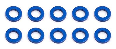 Rondelles aluminiums bleues 5.5 x 1.1mm (10) TEAM-ASSOCIATED