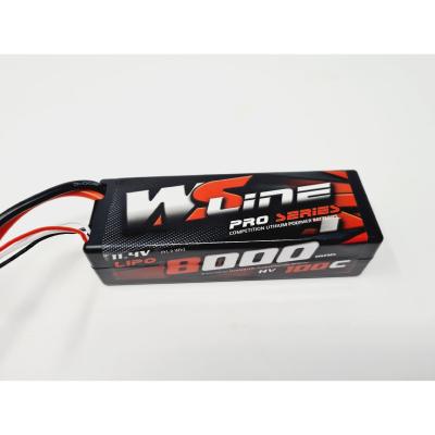 Accu Lipo 8000 100c 3S 11.4v HV (prise EC5) WS-LINE