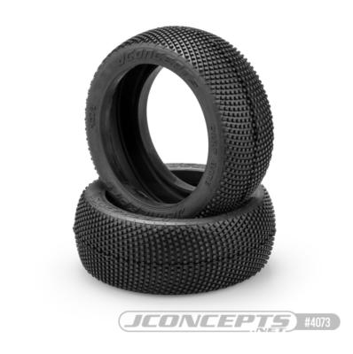 Pneus "Dirt Bite" gomme VERT (super soft) non-montés + inserts (2) J-CONCEPTS