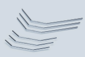 Lot de 6 barres-anti-roulis (AV 2.4/2.6/3mm) (AR 2.4/2.6/3mm) N1 AGAMA