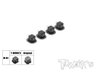 Inserts de Sus. Type 1 en Delrin pour Mugen (cale C&D) T-WORKS