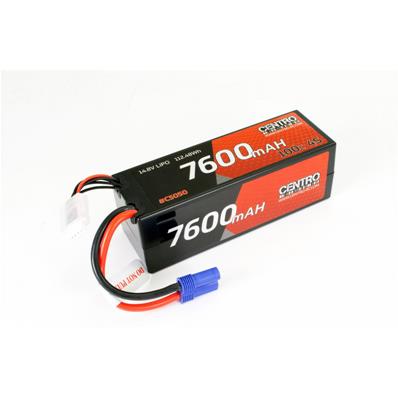 Accu lipo hardcase 7600 100c 4S 14.8v EC5 CENTRO