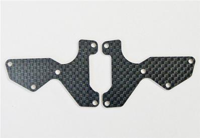 Renforts de triangles avants carbone (épaisseur 1.2mm) MBX8 MUGEN