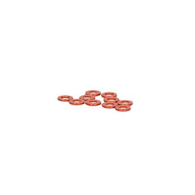 Rondelles 2 x 4 x 0.5mm oranges (10) HB RACING