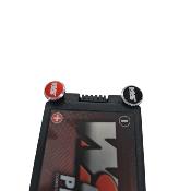 Bouchons de connectiques d'accus lipo SERRANTS V3 + prise pk 5mm (Noir/Rouge) WS-LINE