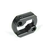 Motor mount insert (aluminum, gun metal anodized, lightened) TEKNO-RC