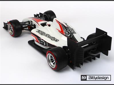 Carrosserie "type 6C" 1/10e F1 lightweight (non-peinte) BITTYDESIGN