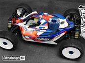 Carrosserie "Vision" non-peinte pré-découpée pour Associated RC8B3.1/B3.2 nitro BITTYDESIGN