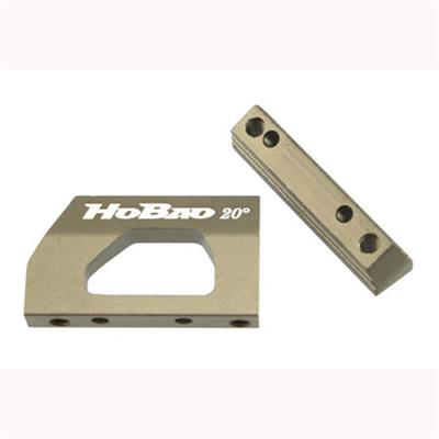 Support moteur 20° CNC (2) HOBAO RACING