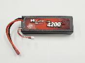 Accu Lipo Stick 4200 40C 2S 7.4v (prise Deans) WS-LINE