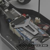 Plaque de fixation de batterie Carbone pour RC10 JCONCEPTS