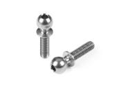 Rotules 5.4mm + filetage de 10mm - NICKEL (2) - XRAY