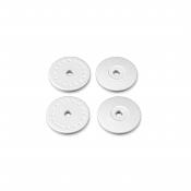 Pistons d'amortisseur Vierges (plates/coniques, 15,8 mm, moulées avec précision, 16 alvéoles) TEKNO RC