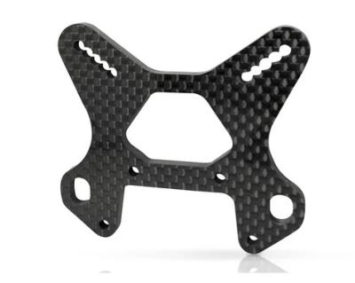 Support d'Amortisseurs AVT Carbone 4mm pour MBX8 T-WORK'S