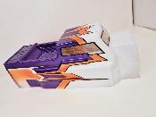 CARROSSERIE ET48 2.0 BLANC/ORANGE FLUO/VIOLET PEINTE POUR  ET48 2.0 TEKNO-RC