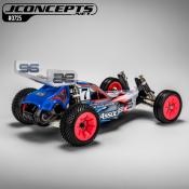 Carrosserie non-peinte PROTECTOR pour Associated RC10 1989 Stealth + aileron 5.5" J-CONCEPTS