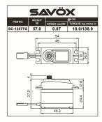 Servo 1257TG BLACK EDITION SAVÖX