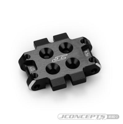 Cale support triangles avt. Alu 0 deg (9.3gr) Noir JCONCEPTS