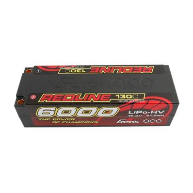 Accu Lipo HV 6000 130c 15.2v 4S1P "Redline series GENS-ACE