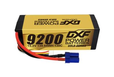 Lipo Batterie 4S 15.2V 9200mAh 130C câblé prise EC5 DXF-POWER