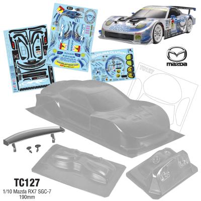 1/10 Carrosserie MAZDA Super GT RX7 SGC-7 "OGURA CLUTH" 190mm (non peinte) TEAM C