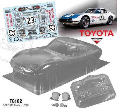 1/10 Toyota 1966 GT2000 190mm (non peinte) TEAM C