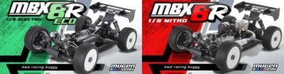 Pices dtaches et options 1/8e TT Mugen MBX-8R Eco & Nitro